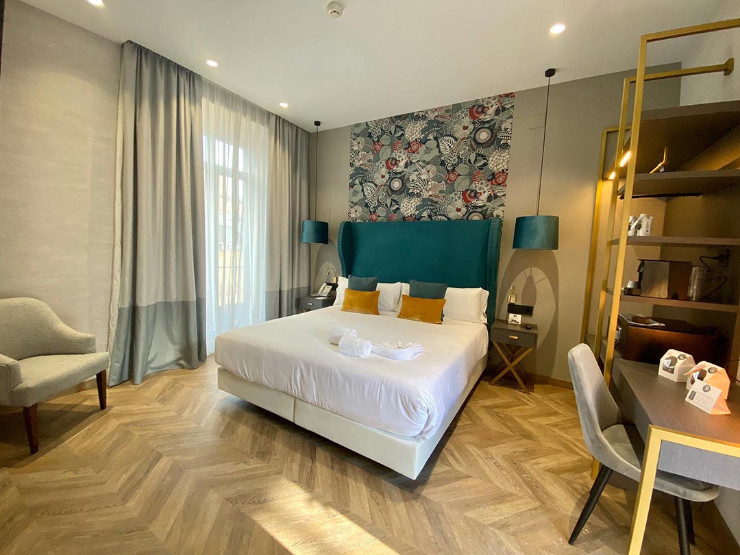 cama doble compuesta por dos camas individuales. Hotel Soho Boutique